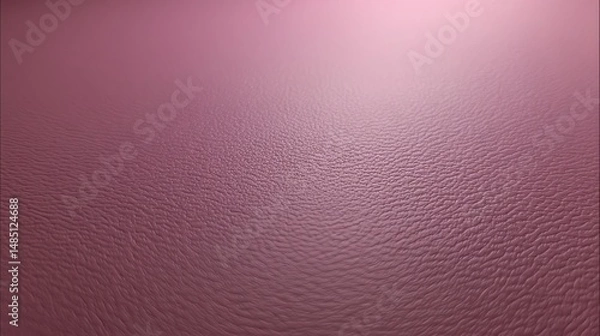 Obraz Ultra-photorealistic flat pink leather texture on a table, shot from above with soft shadowed lighting and a pink spotlight. 8K, seamless, and highly detailed for premium designs.