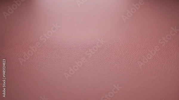 Obraz Ultra-photorealistic flat pink leather texture on a table, shot from above with soft shadowed lighting and a pink spotlight. 8K, seamless, and highly detailed for premium designs.
