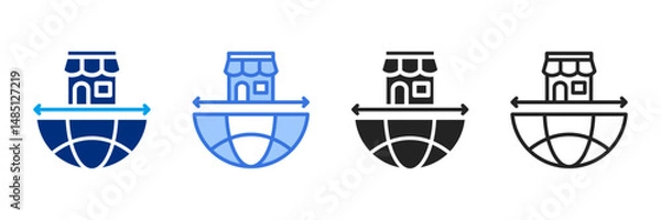 Fototapeta Expansion  Icon Set Different Style Collection 