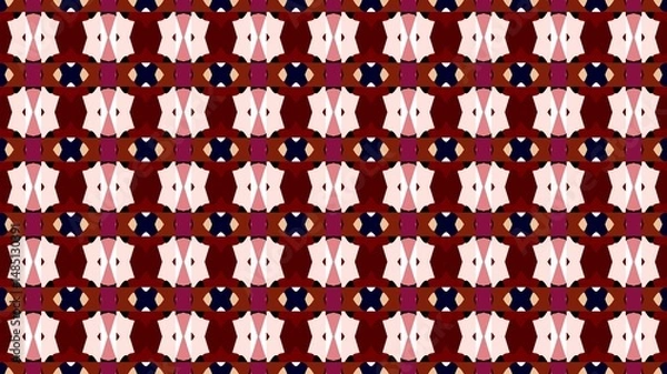 Fototapeta fabric motif. seamless pattern. wallpaper. background. HD