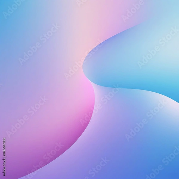 Fototapeta Ethereal Gradient Background – Seamless Blend of Blue, Purple, Pink & Light Blue Hues for Design Use