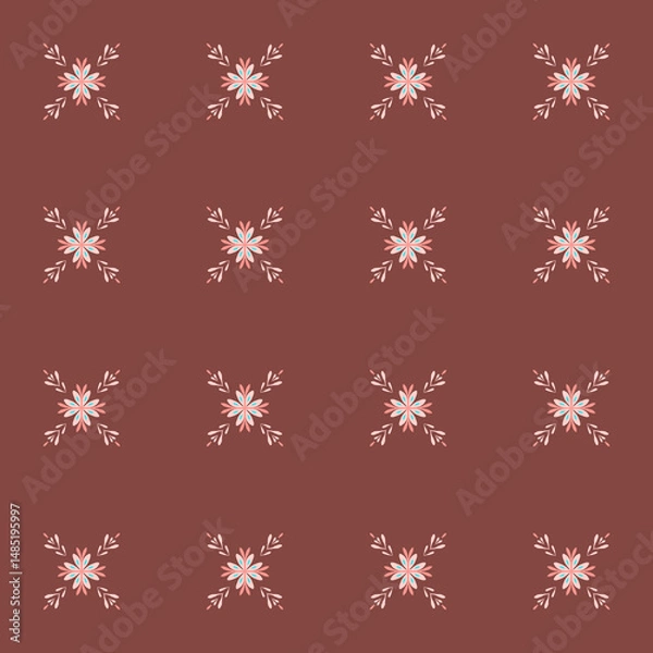 Obraz abstract tile template in Mediterranean style.