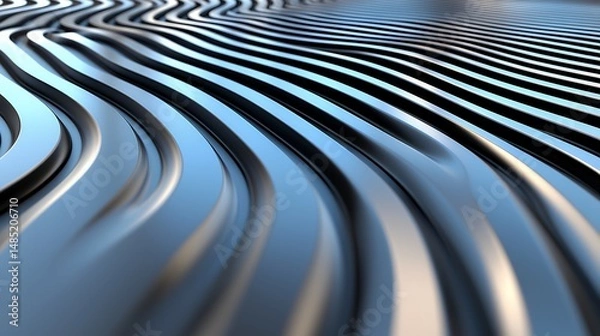 Fototapeta Abstract Metallic Lines