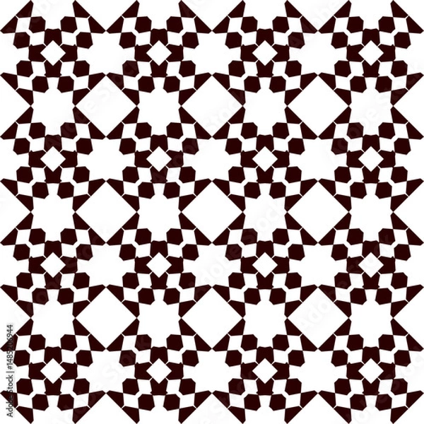 Fototapeta checkered flag background. race flag design, Two tone black and white Checkerboard repeat pattern, replete image, design for fabric design printing