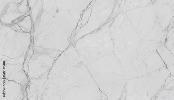 Obraz White marble stone texture for 3D modeling, architecture, and interior design