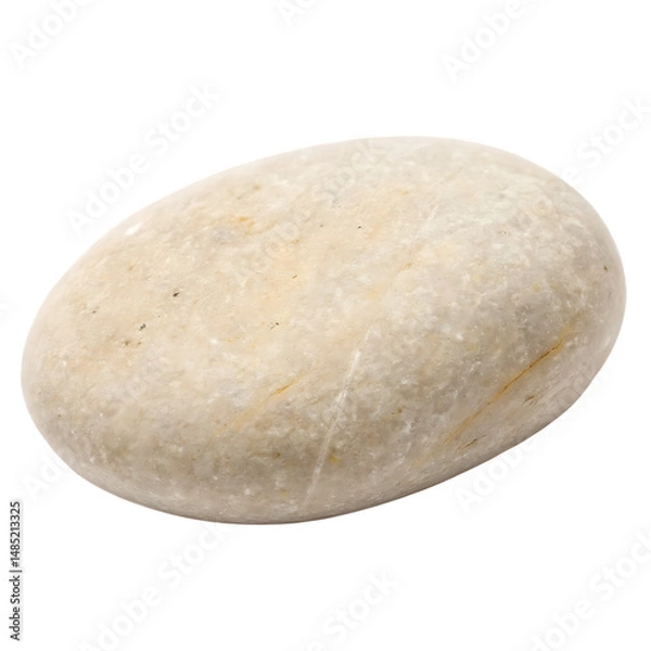Obraz River stone isolated on a transparent background