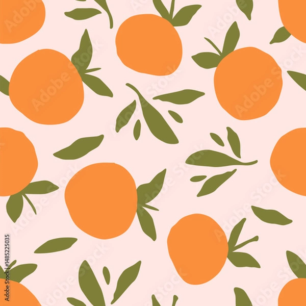 Obraz Contemporary orange pattern