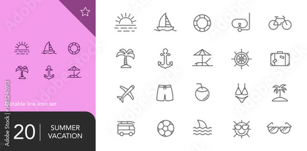 Obraz Summer vacation