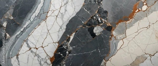 Obraz Multicolor Veined Marble Stone Texture