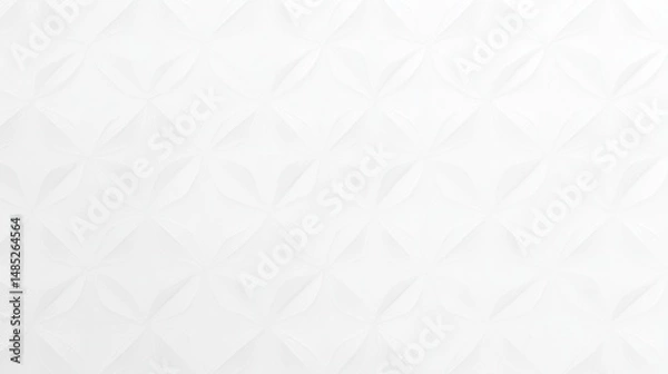 Fototapeta Abstract white geometric background wallpaper template