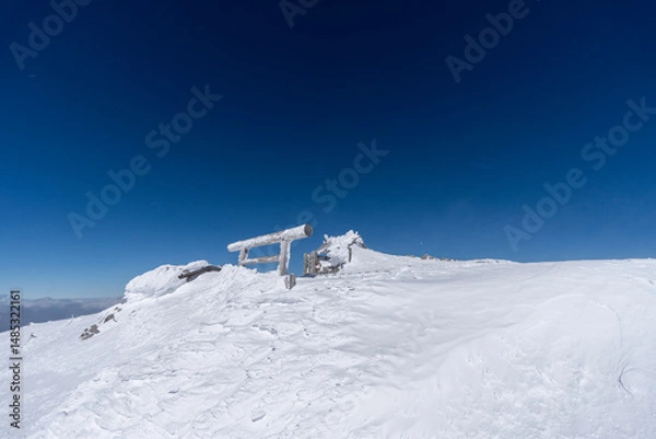 Fototapeta 厳冬期の木曽駒ケ岳