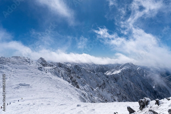 Obraz 厳冬期の木曽駒ケ岳