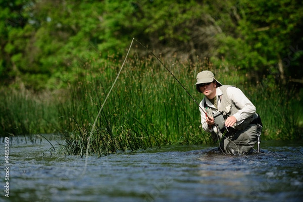 Obraz Fly-fishing