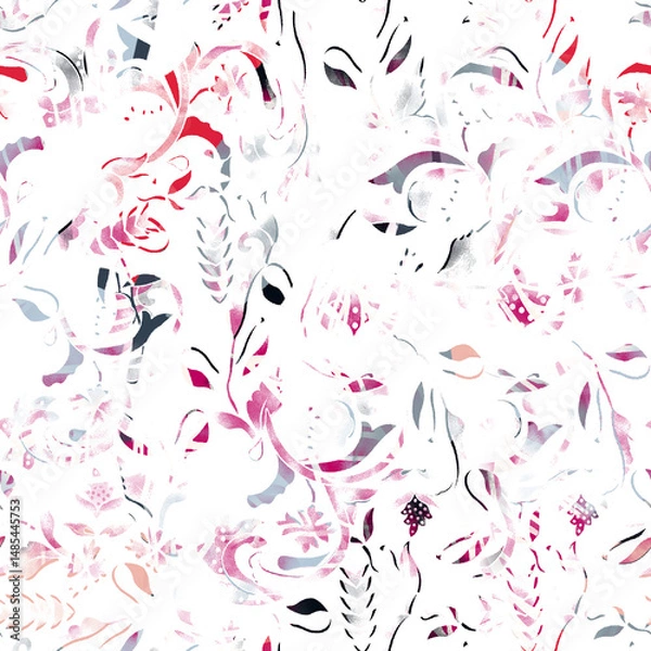 Fototapeta watercolor Shibori pattern, tie dye allover, textile, Shibori allover, tie dye pattern, watercolour pattern,design Abstract Print, Shibori print, Ajrakh Pattern and block print, batik pattern