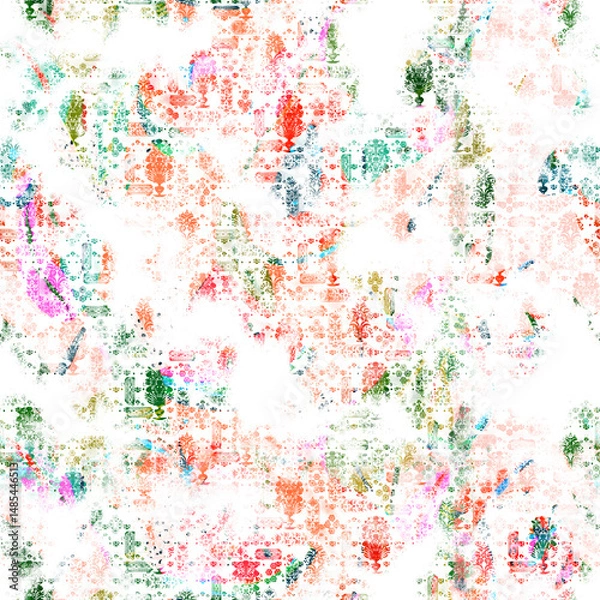 Fototapeta watercolor Shibori pattern, tie dye allover, textile, Shibori allover, tie dye pattern, watercolour pattern,design Abstract Print, Shibori print, Ajrakh Pattern and block print, batik pattern