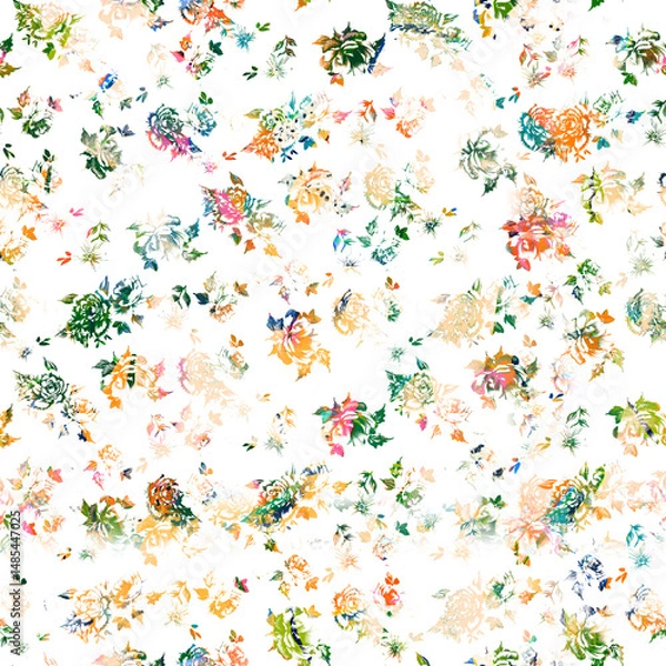 Fototapeta watercolor Shibori pattern, tie dye allover, textile, Shibori allover, tie dye pattern, watercolour pattern,design Abstract Print, Shibori print, Ajrakh Pattern and block print, batik pattern