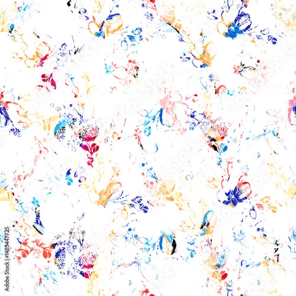 Fototapeta watercolor Shibori pattern, tie dye allover, textile, Shibori allover, tie dye pattern, watercolour pattern,design Abstract Print, Shibori print, Ajrakh Pattern and block print, batik pattern