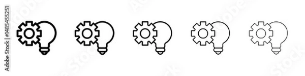 Fototapeta Implement icon symbol pictogram. stroke designs.