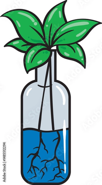 Obraz Plant on the Bottle