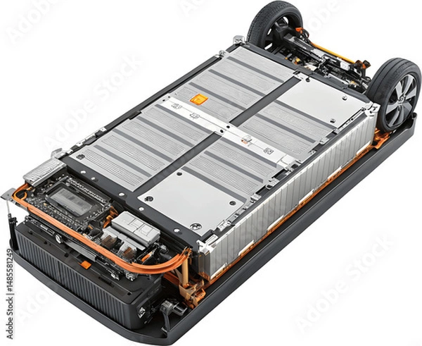 Obraz 최신전기차배터리팩상단뷰