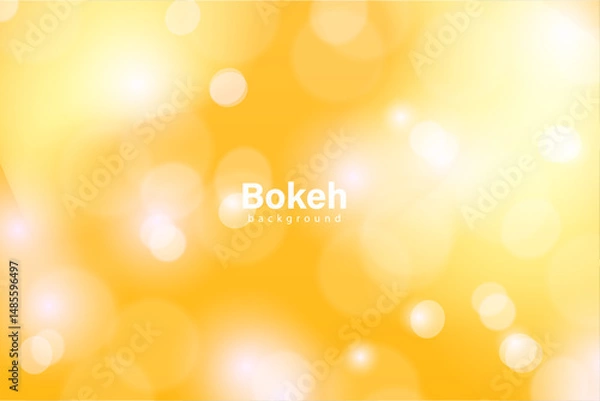 Fototapeta Abstract background with bokeh, Orange bokeh background