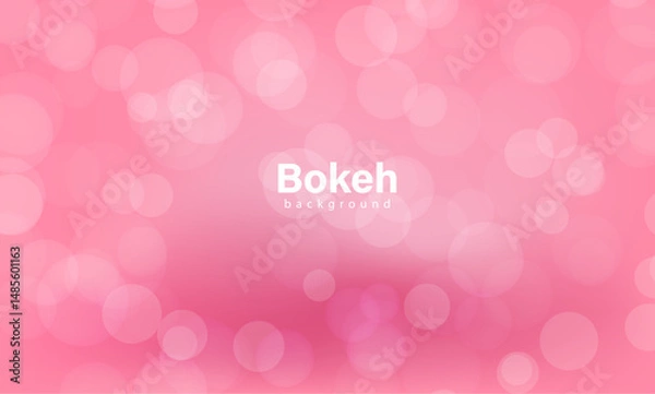Obraz Abstract background with bokeh, Pink bokeh background