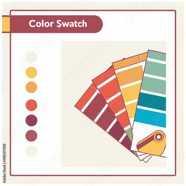 Fototapeta color palette