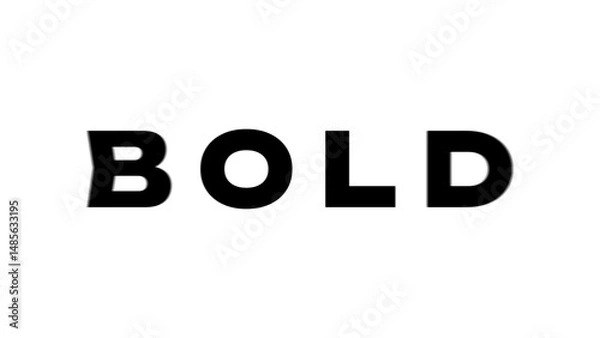 Obraz Trending Dynamic Bold Titles