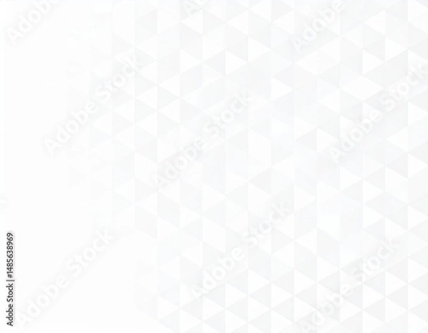 Fototapeta Abstract Geometric Pattern Background With Light Gray Triangles