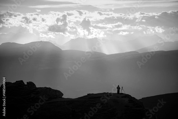 Obraz View of Seceda, Odle, Dolomites, Italy