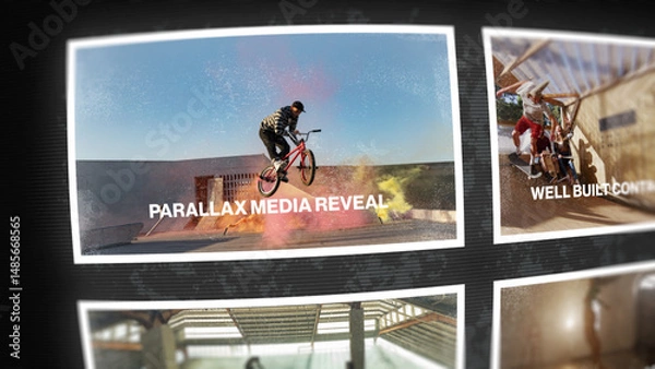 Obraz Edgy Parallax Media Slideshow