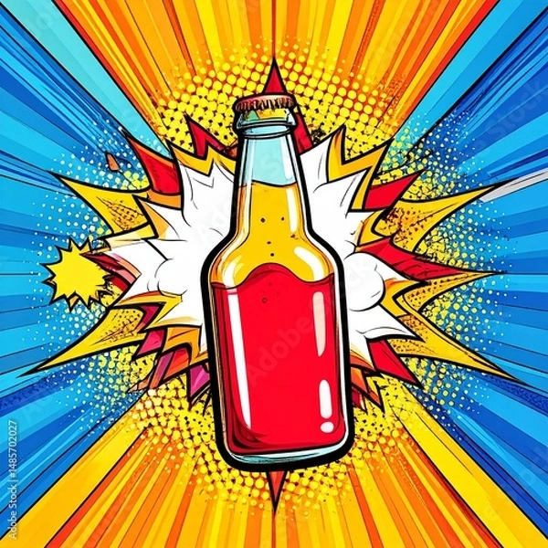 Obraz Cider in pop art