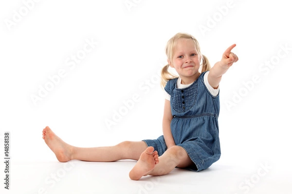 Obraz Kind und Zeigefinger