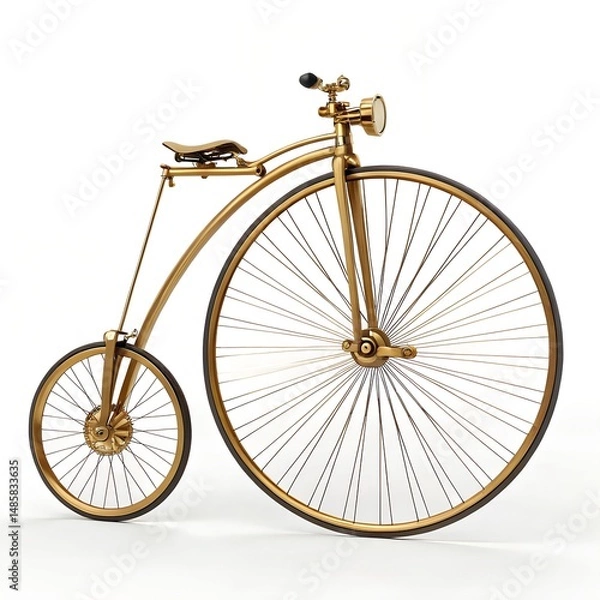 Obraz Steampunk Penny-Farthing Bicycle (Large Front Wheel)