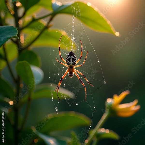 Obraz spider on the web