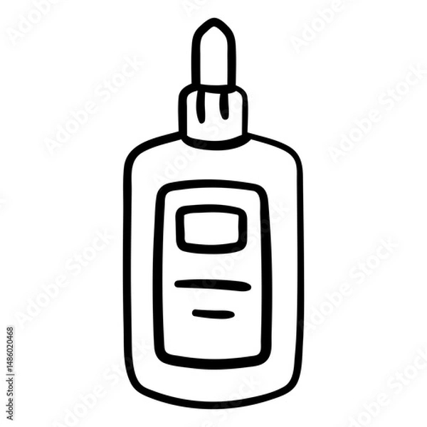 Fototapeta School glue stroke