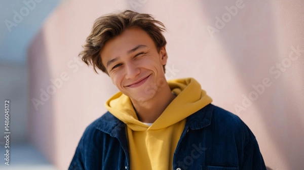 Fototapeta Playful Wink: A Fun and Lighthearted Emotional Connection