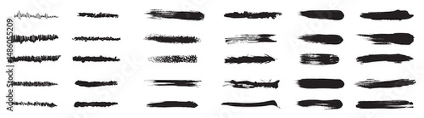Obraz Set of Textured Brushes