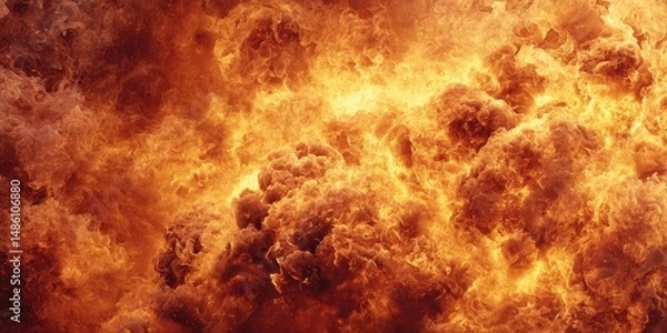 Fototapeta Fiery Explosion