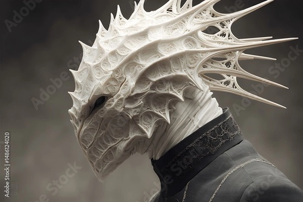 Fototapeta Alien Entity Elegance and Intricate Design