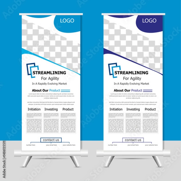 Obraz  business rollup banner design
