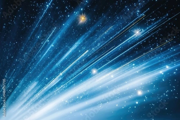 Obraz Cosmic Light Streaks (1)