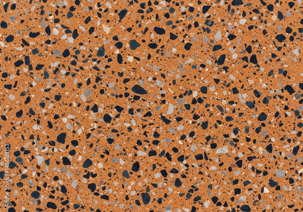 Fototapeta Colorful terrazzo surface featuring stylish speckled patterns, showcasing a modern design aesthetic