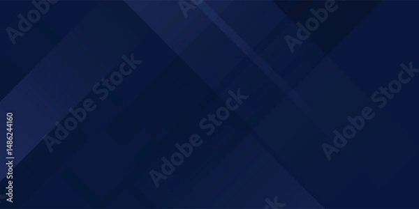 Fototapeta Black dark navy blue silver abstract pattern background. Geometric shape. Line triangle angle fold polygon diamond 3D  sport modern