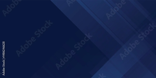 Fototapeta Abstract blue background. Geometric triangle background. Hexagon pattern. Vector  arts sport blur