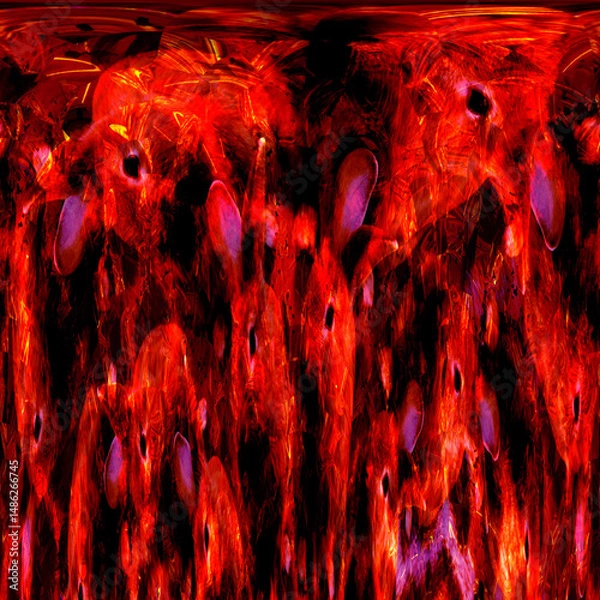 Fototapeta Colorful fashion print leopard designs.Fabric fashion pattern.Wave textile print design,illustration.Fractal colorful pattern.Print pattern illustration.New season fabric print.Textile fashion pattern