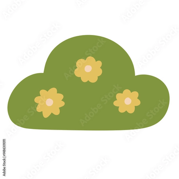 Obraz abstract background with flowers