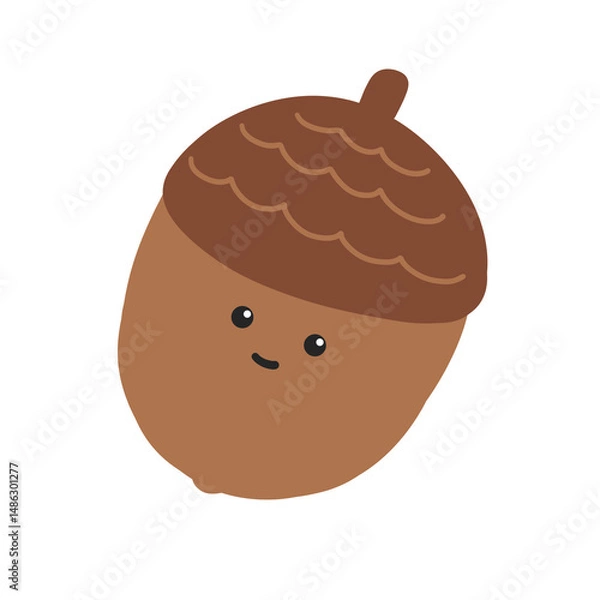 Obraz Pine cone smile face