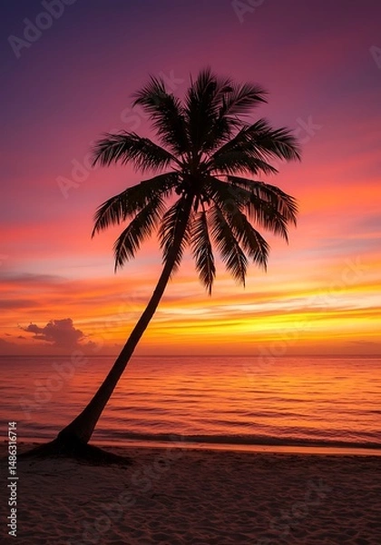 Obraz Sunset Serenade AI Generated