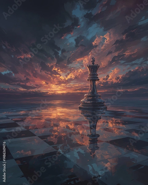 Fototapeta Endgame Reverie. Generative AI
